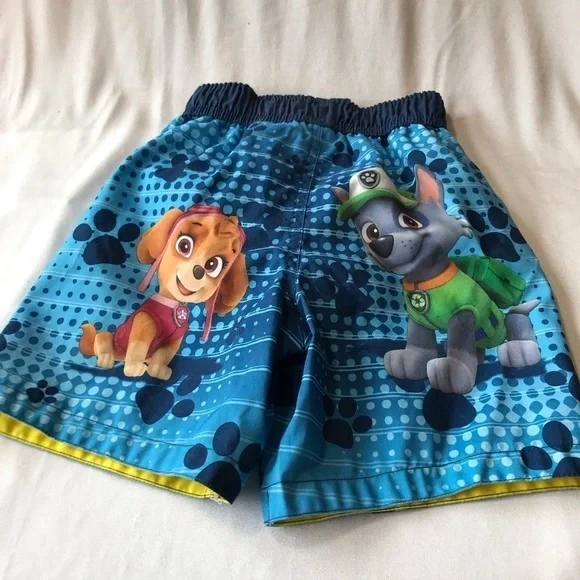 Nickelodeon Paw Patrol Toddler Boys Swim Trunks-Size 2T - Picture 3 of 5